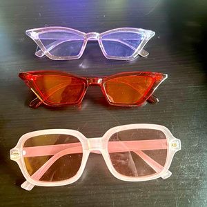 Set of 3 Fashion Sunglasses